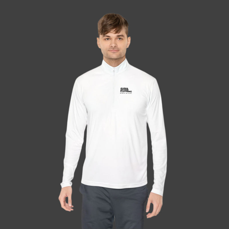 Alpha Active Quarter-Zip Pullover – Clean, Comfortable, Built to Move